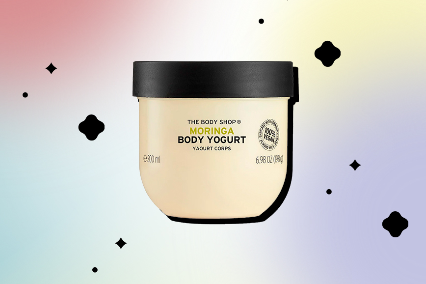 Веганский йогурт для тела от The Body Shop как подарок на 14 февраля