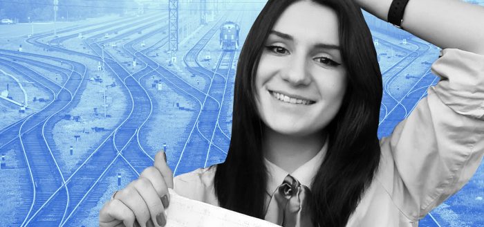 Первая женщина в профессии машиниста электропоезда