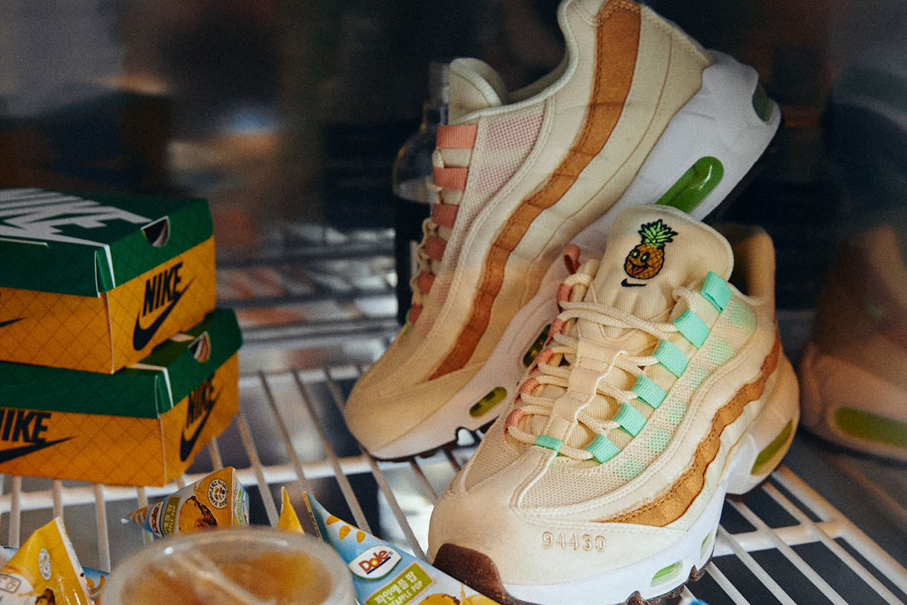 air max 95 pineapple on feet