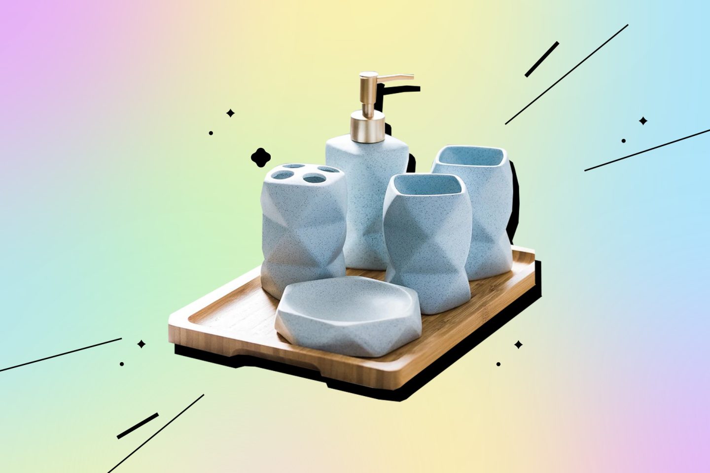 набор для ванной керамический