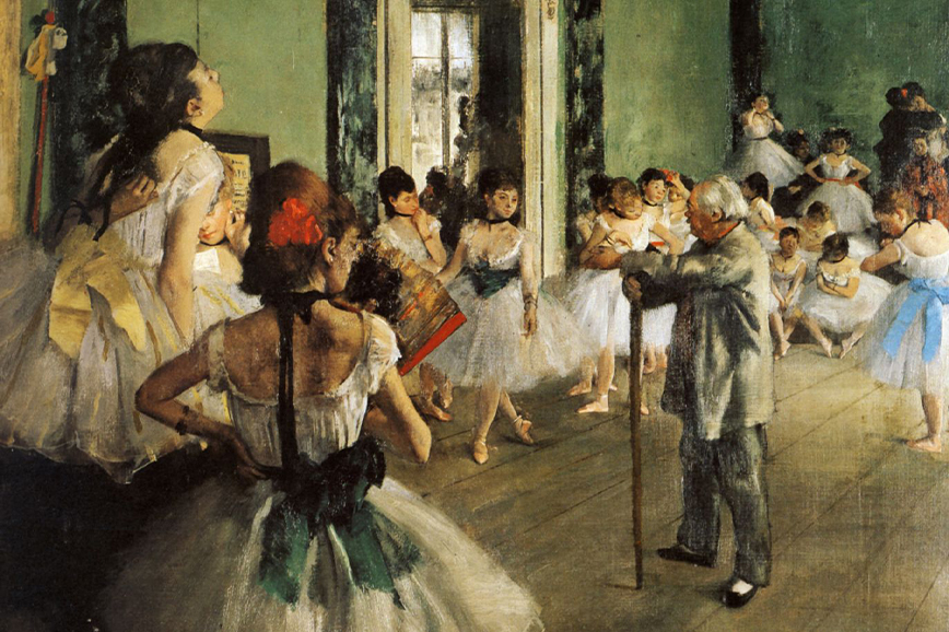 «Танцевальный класс» / Эдгар Дега / 1874 год