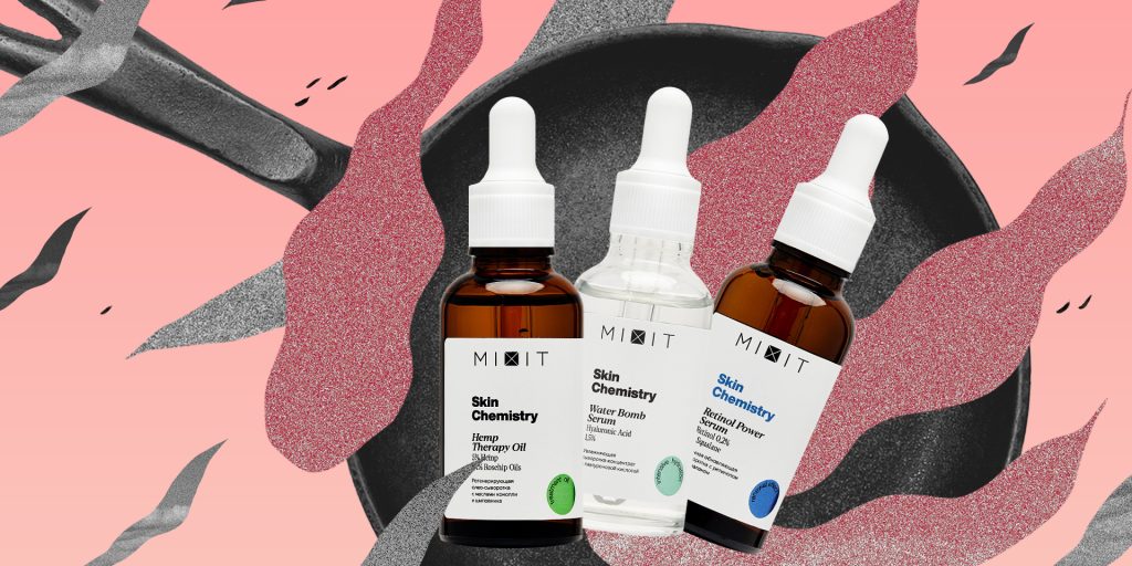 Отзыв редакции: три сыворотки MIXIT Skin Chemistry с ретинолом, маслом ...