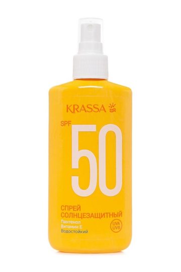 Водостойкий солнцезащитный спрей Krassa Spray Sunscreen SPF50