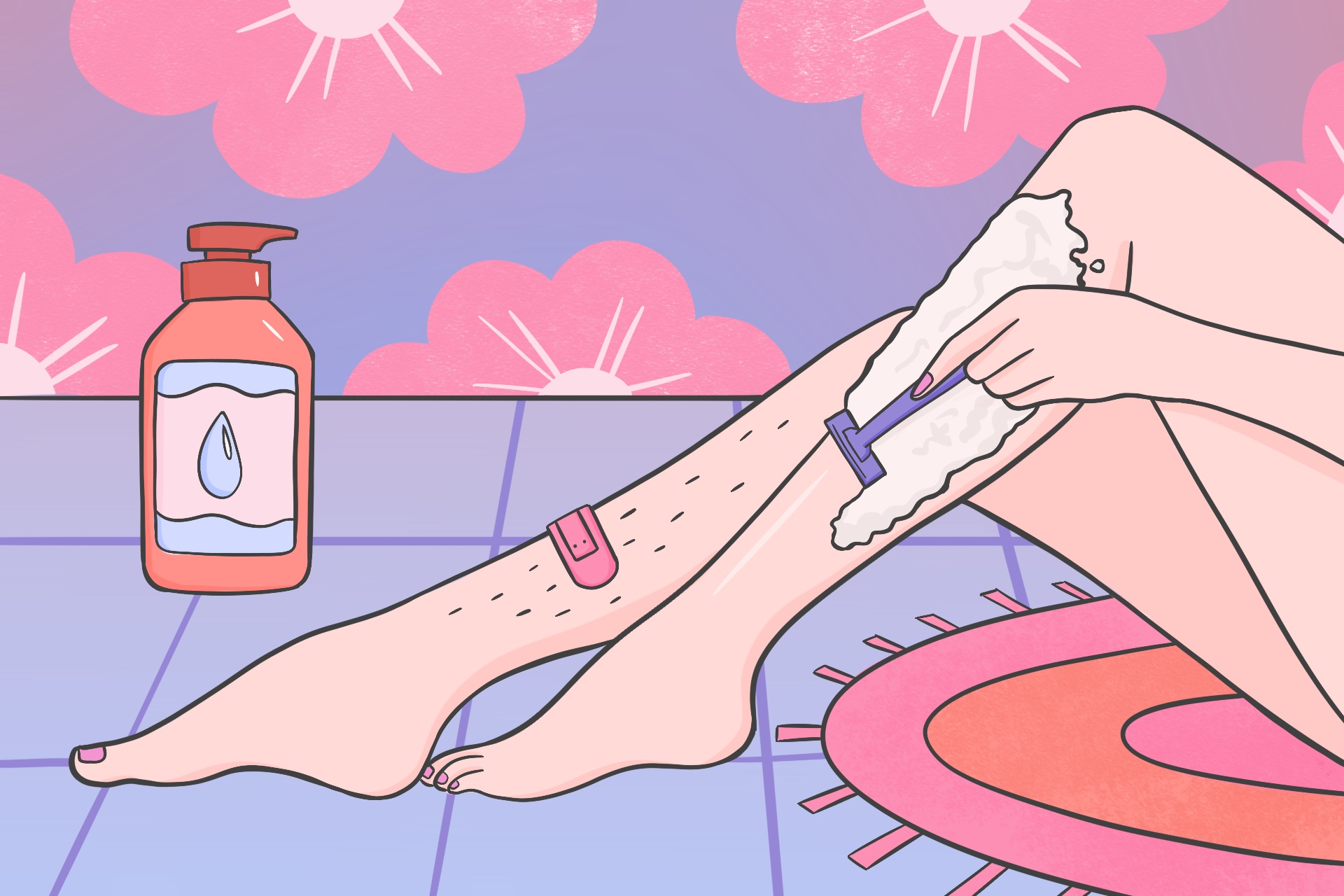 как правильно брить ноги
