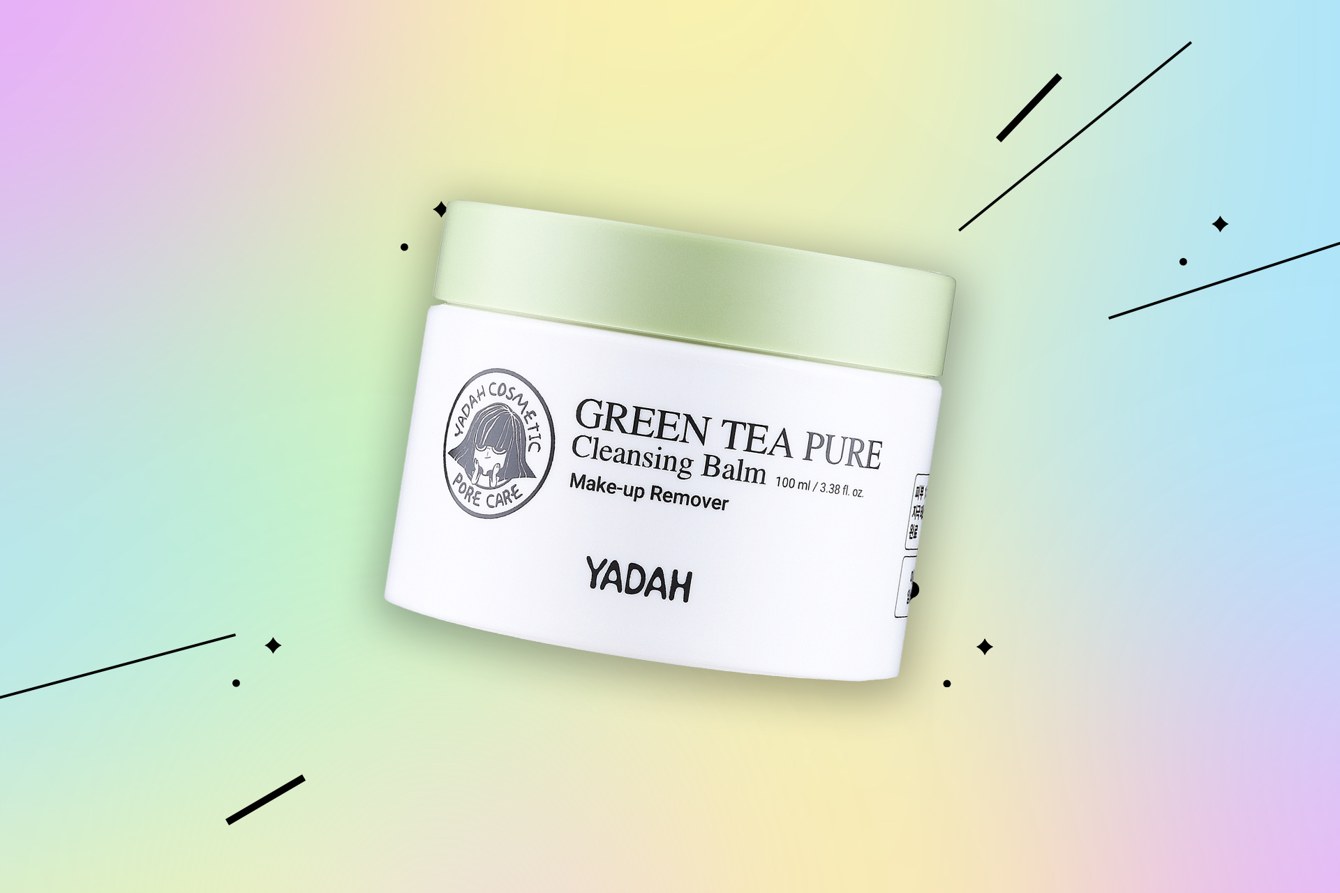 очищающий бальзам для лица Yadah с зелёным чаем