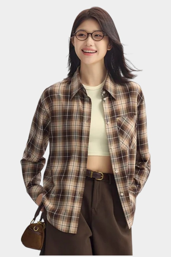 Рубашка в клетку Semir