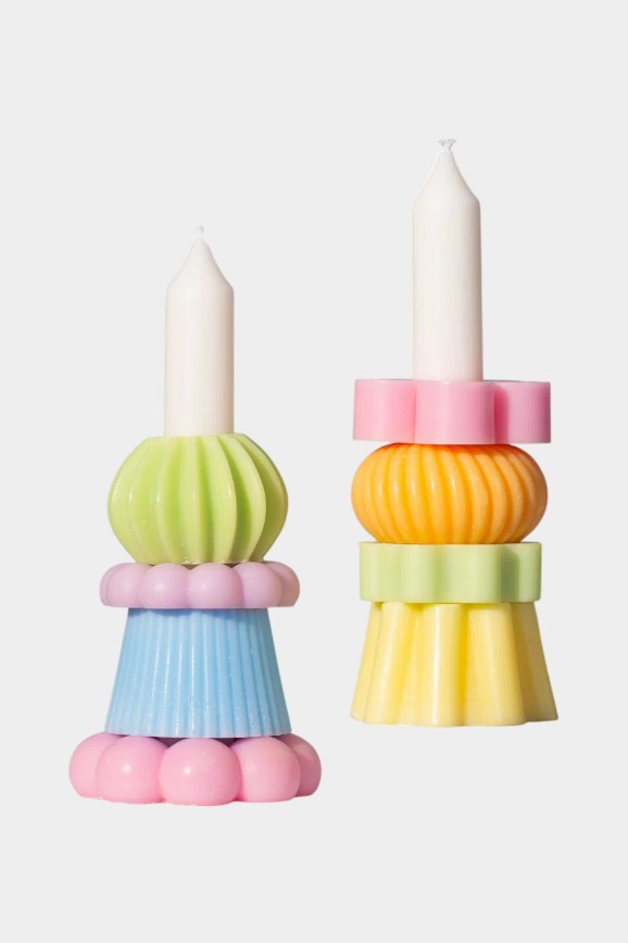 дофаминовый декор свечи