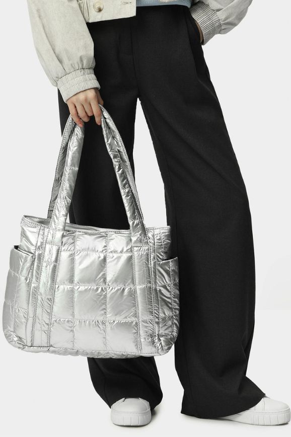 блестящая зимняя сумка