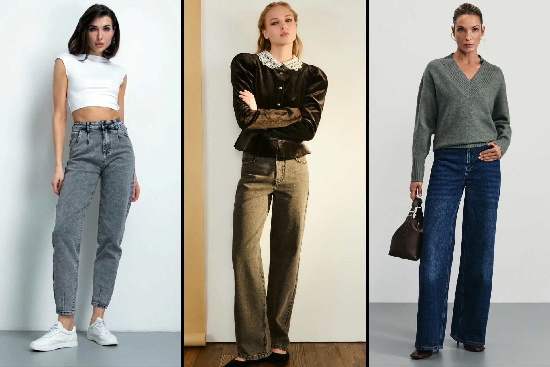 9 очень разных, но удобных пар джинсов с высокой посадкой