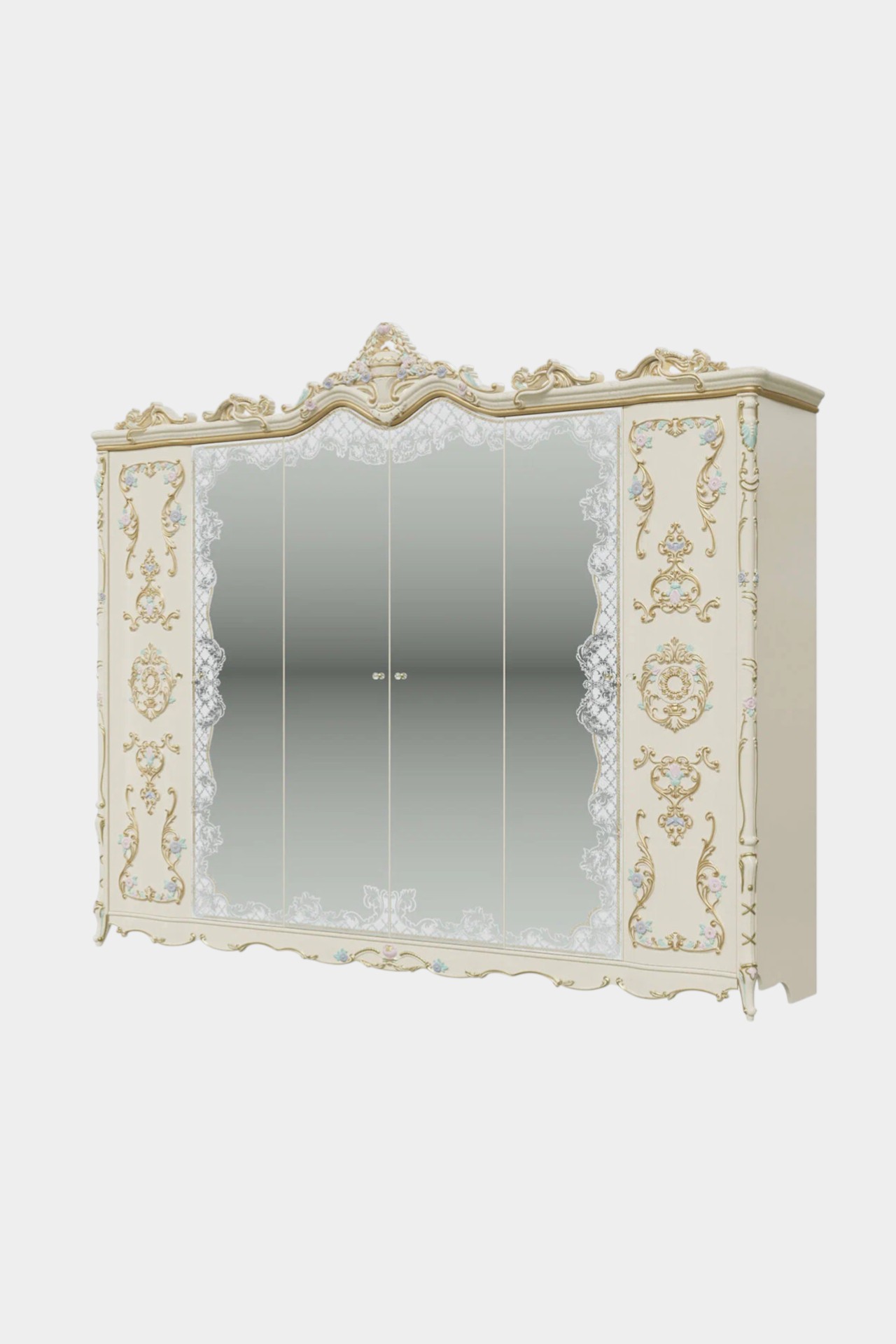 Интерьер в дворцовом стиле. Шкаф шестидверный